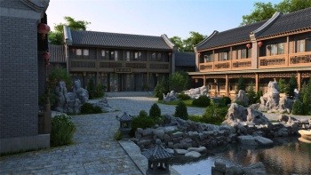 古建效果图3D模型场景vol.1