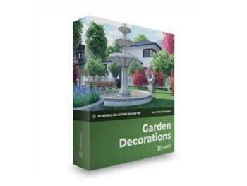 CGAxis Garden Decorations Vol 108 花园装饰3dmax模型