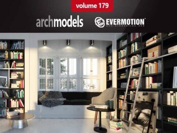 Archmodels vol. 179 书柜3D模型