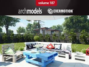 Archmodels Vol.187 户外家具3D模型