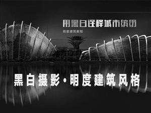 李大伟-黑白摄影明度建筑风格