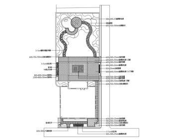 [湖南]中式极简花园美学田园别墅庭院施工图CAD