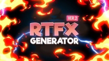 RTFX Generator 1000组手绘游戏火焰烟雾水流雷电能量MG动画+通道视频素材V2.2