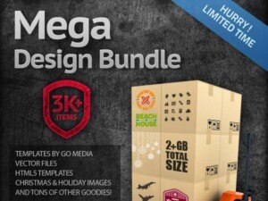 MightyDeals – 3,000 Items! MEGA Design Bundle
