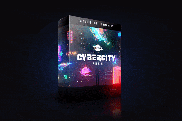 Bigfilms Cybercity Pack (4K)  251个未来科技赛博朋克发光图形元素特效合成动画