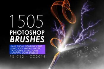 1505 VFX Photoshop Brushes  1505种视觉效果PS笔刷