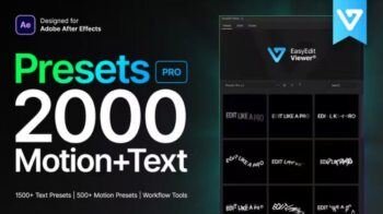 [AE脚本] 2000种LOGO文字标题动画预设 Videohive – Presets Pro