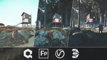 3DS MAX真实自然环境制作教程 Udemy – 3ds Max + Forest Pack Create Realistic 3d Environments
