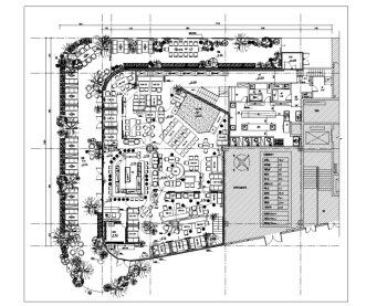[广东]]珠海胡桃里音乐餐厅空间装修施工图+电气施工图