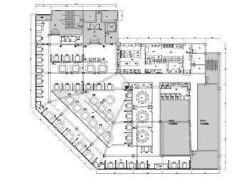 [广东] 深圳小龙坎中式风餐厅装修全套施工图