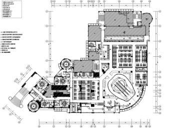 [浙江]温州海鼎荟新中式餐饮空间施工图+效果图