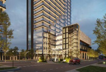 办公大楼建筑表现3D模型(CR渲染)