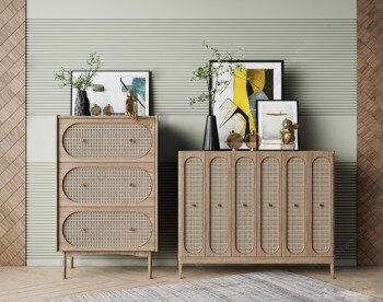 软装家具边柜装饰柜玄关柜SU模型合集20套