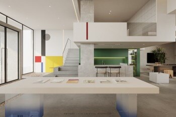 本杰明摩尔休闲展厅CAD施工图 | 3D模型 | 效果图