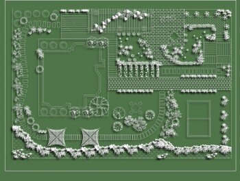 100+别墅庭院景观设计CAD平面图园林景观施工图