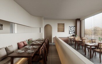 倾城瘾食餐厅3D模型场景 CR材质 | 无水印效果图