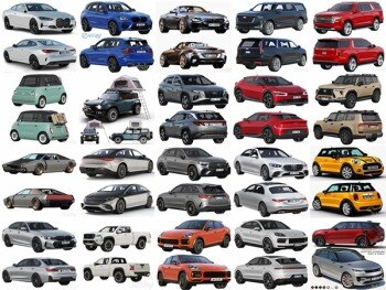 3DSky Pro 61套高精度汽车3D模型合集4.22GB (MAX\OBJ\FBX)