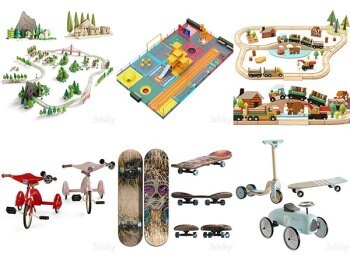 30套儿童玩具玩偶3D模型合集 – 20240829