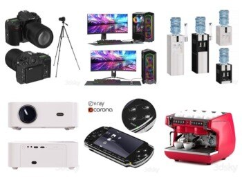 30套家电数码电子3D模型合集 – 20241102