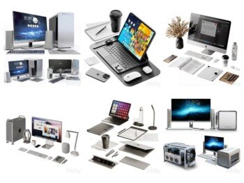 30套台式平板笔记本电脑3D模型合集 – 20241202