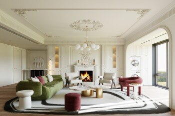 50套客厅餐厅卧室整体3D模型合集