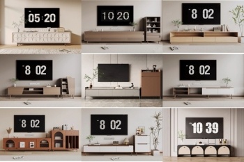 草图大师 90套电视柜su模型合集