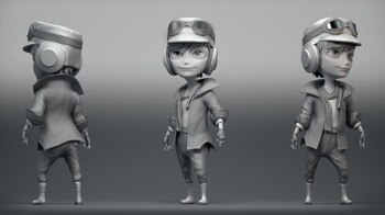 【中文字幕】Blender 角色建模教程 Character Illustration to 3D in Blender