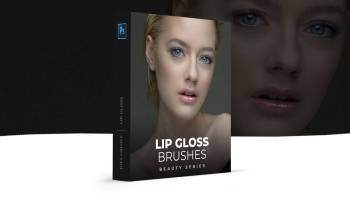 唇彩 Photoshop 画笔 Lip Gloss Photoshop Brushes