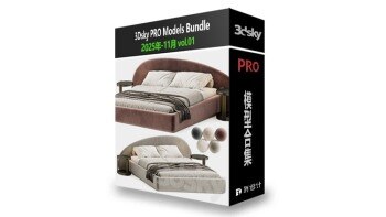 3DSky Pro 3D模型合辑2025年11月第1季 | 400套 | 16.3GB