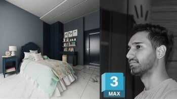 【中文字幕】3ds Max + V-Ray儿童房从零到最终渲染