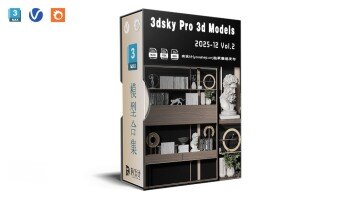 3DSky Pro 3D模型合辑2025年12月第2季