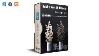 3DSky Pro 3D模型合辑2025年12月第3季：专业室内设计资源宝库