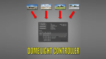 [3Ds Max插件] 穹顶灯光管理器 Dome Light Controller 0.7 For 3ds Max 2016-2026